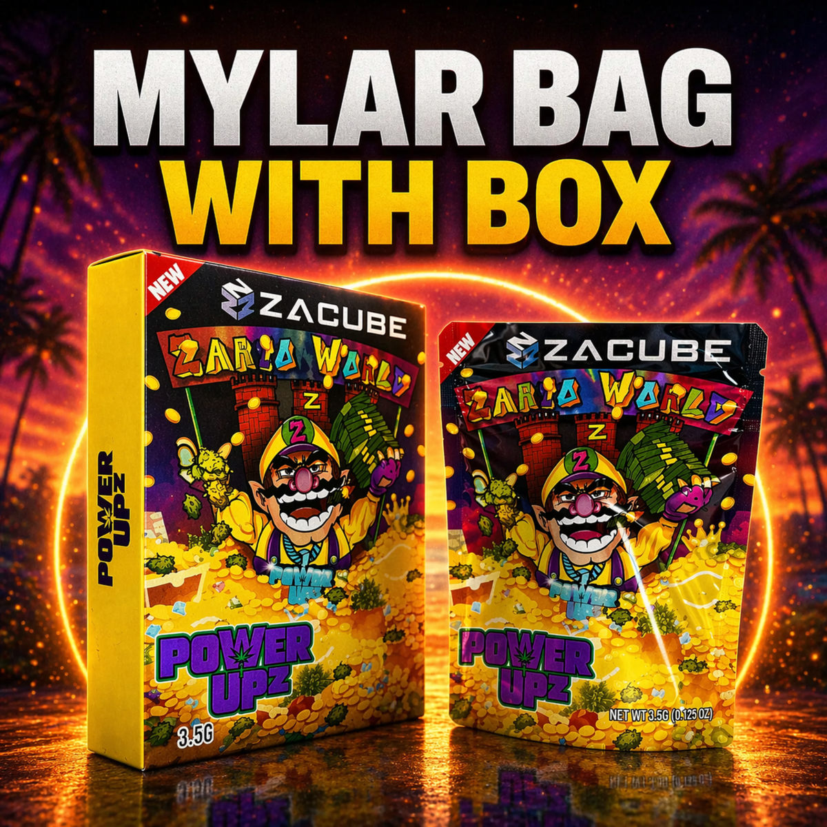 Mylar Bags with Box