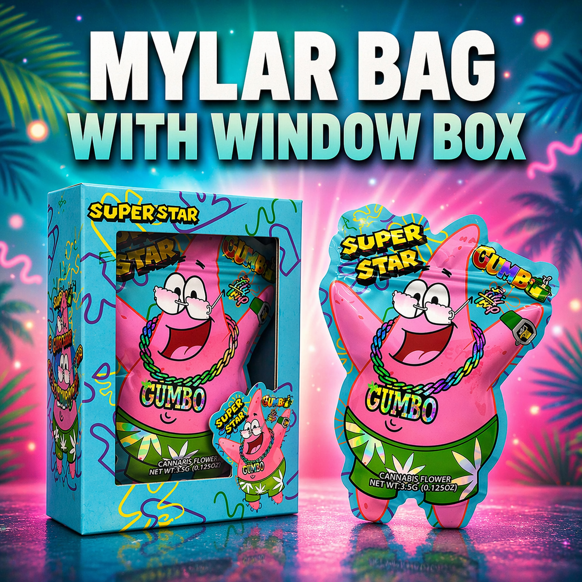 Mylar bag + Window Box Set