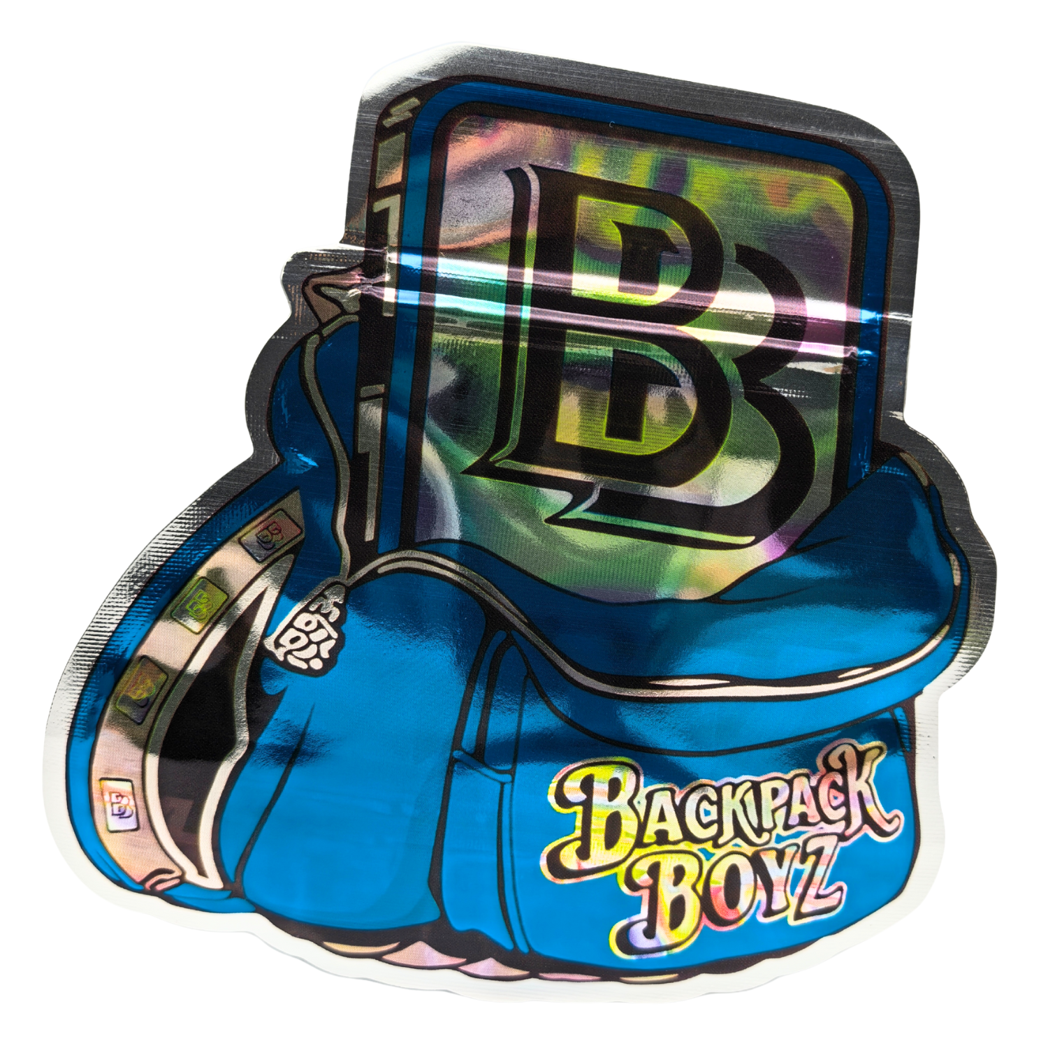 Backpack Boyz Mylar Bags | Choose Your Design | 3.5g Exotic Die Cut Resealable Storage Bags