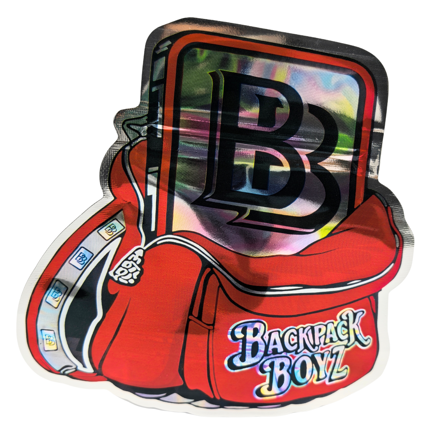 Backpack Boyz Mylar Bags | Choose Your Design | 3.5g Exotic Die Cut Resealable Storage Bags