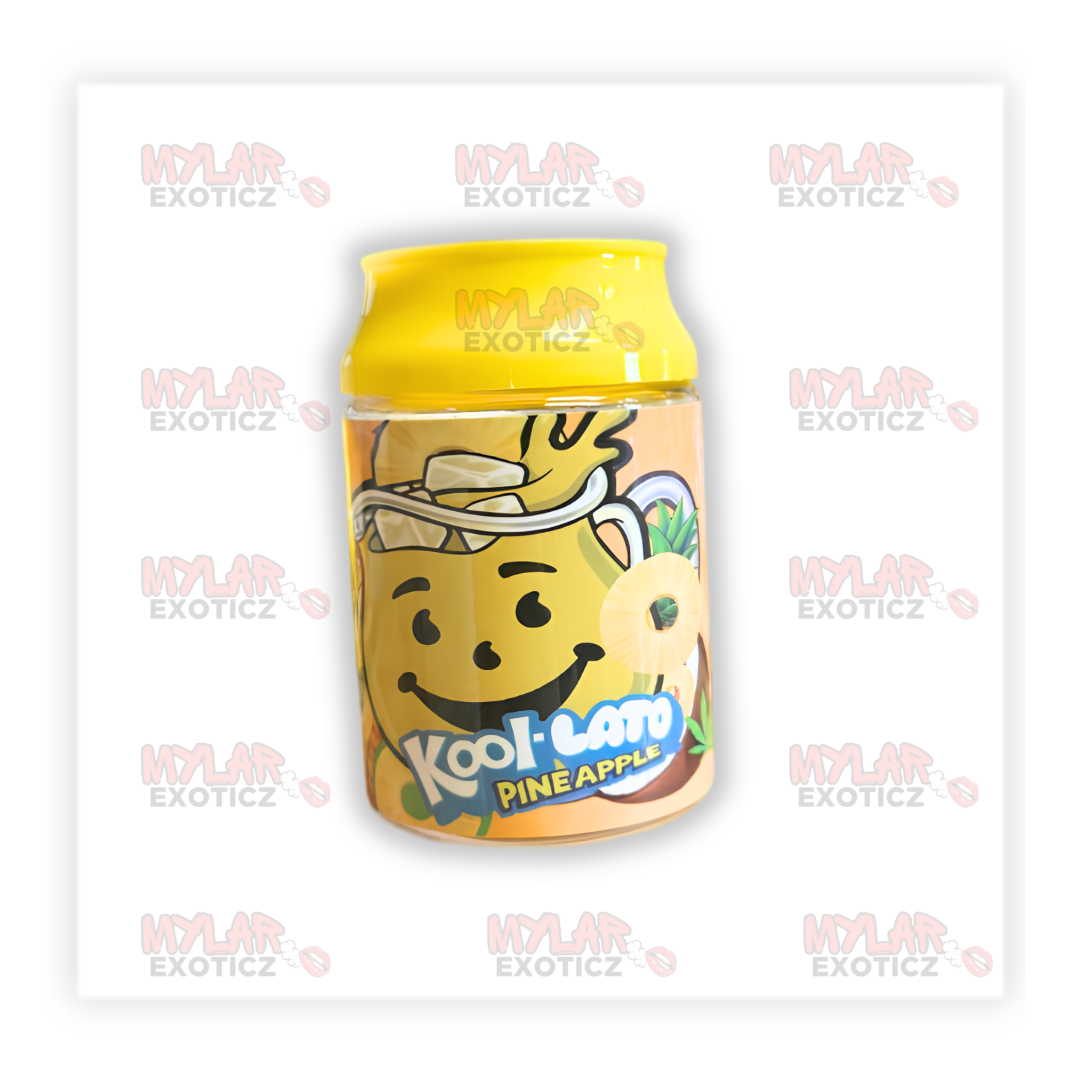 Kool-Lato Pineapple Exotic 3.5g Storage Jars - (12 Pack)