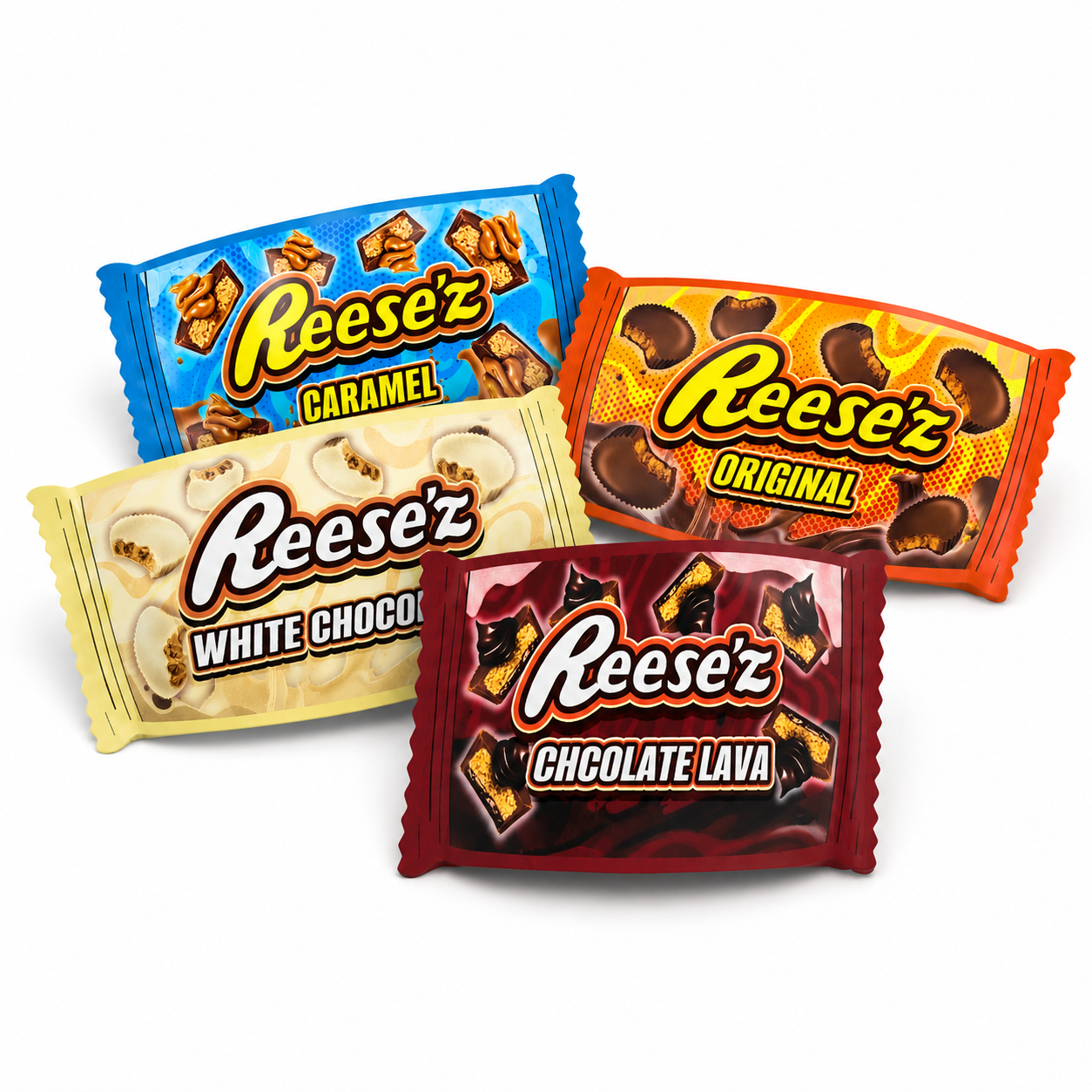 Reese'z Mylar Bags | Choose Design | 3.5g Exotic Die Cut Resealable Storage Bags
