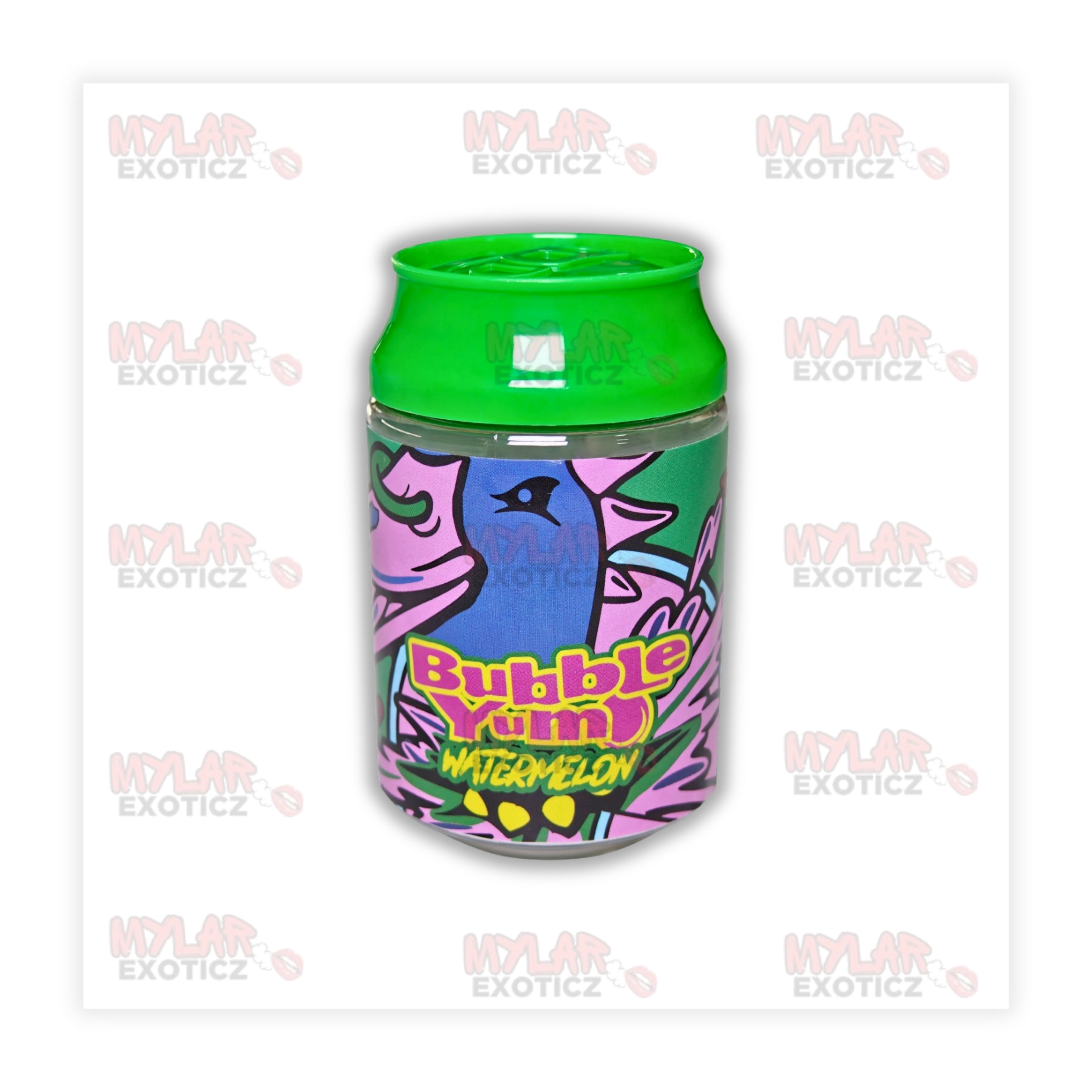 Bubble Yum Watermelon Exotic 3.5g Soda Cans - (12 Pack)