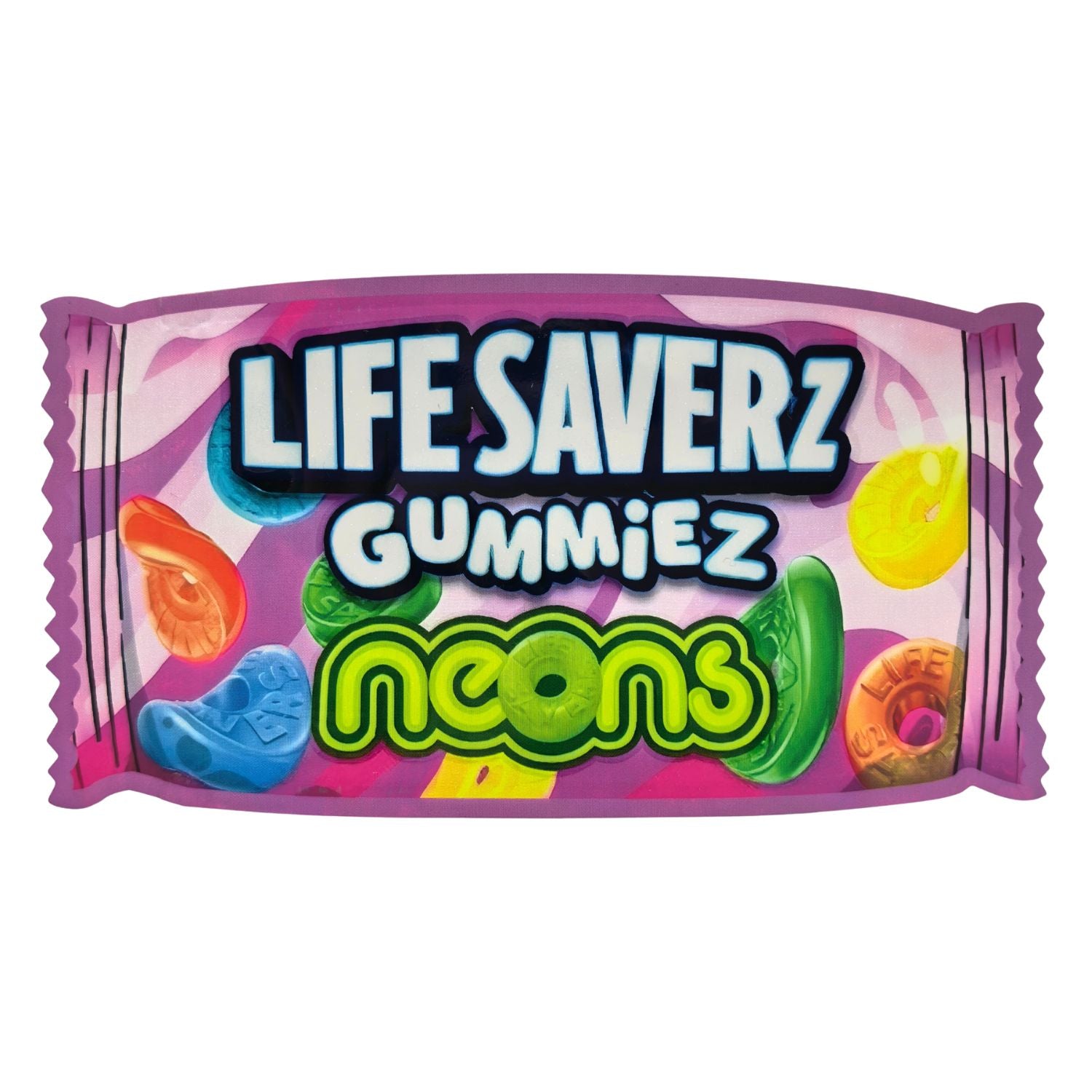 Lifesaverz Mylar Bags | Choose Your Design | 3.5g Exotic Die Cut Resealable Storage Bags