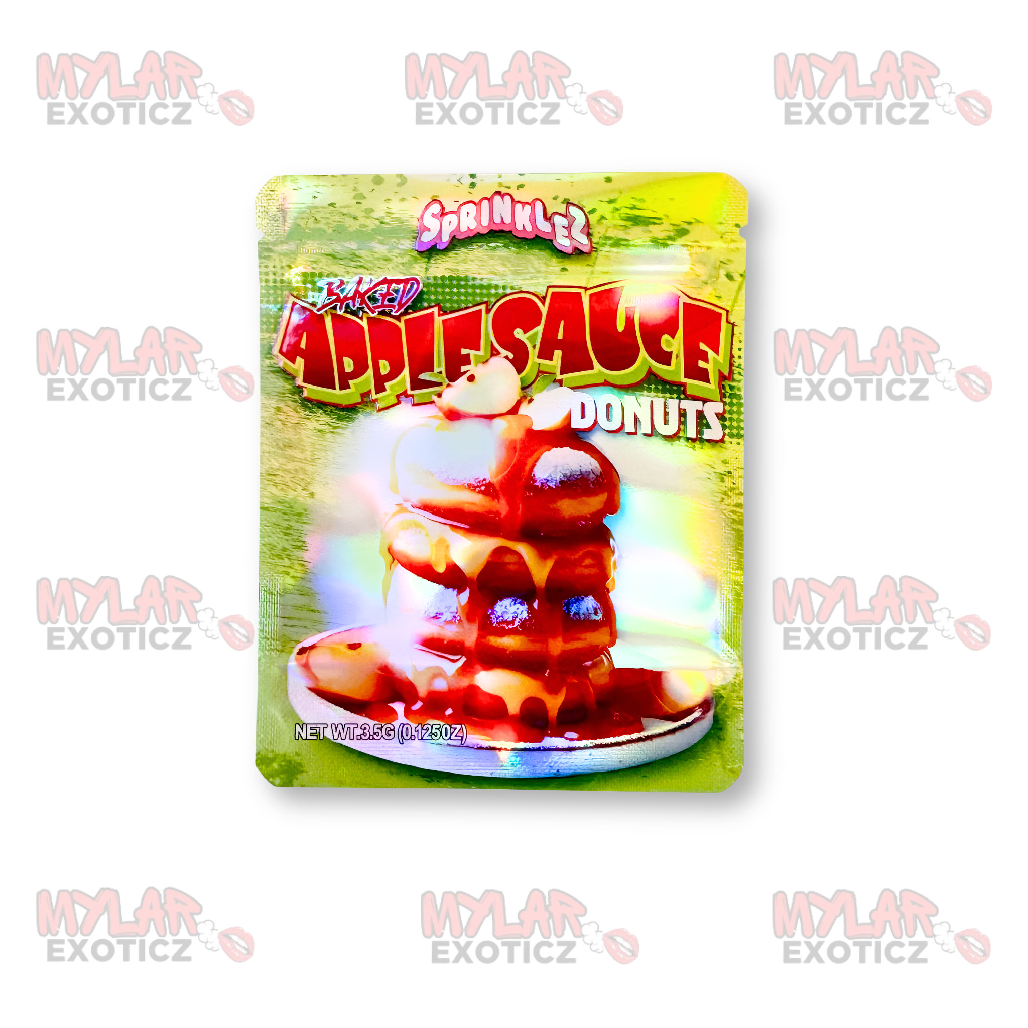 Sprinklez Baked Applesauce Donuts Mylar Bags | 3.5g Exotic Resealable Storage Bags