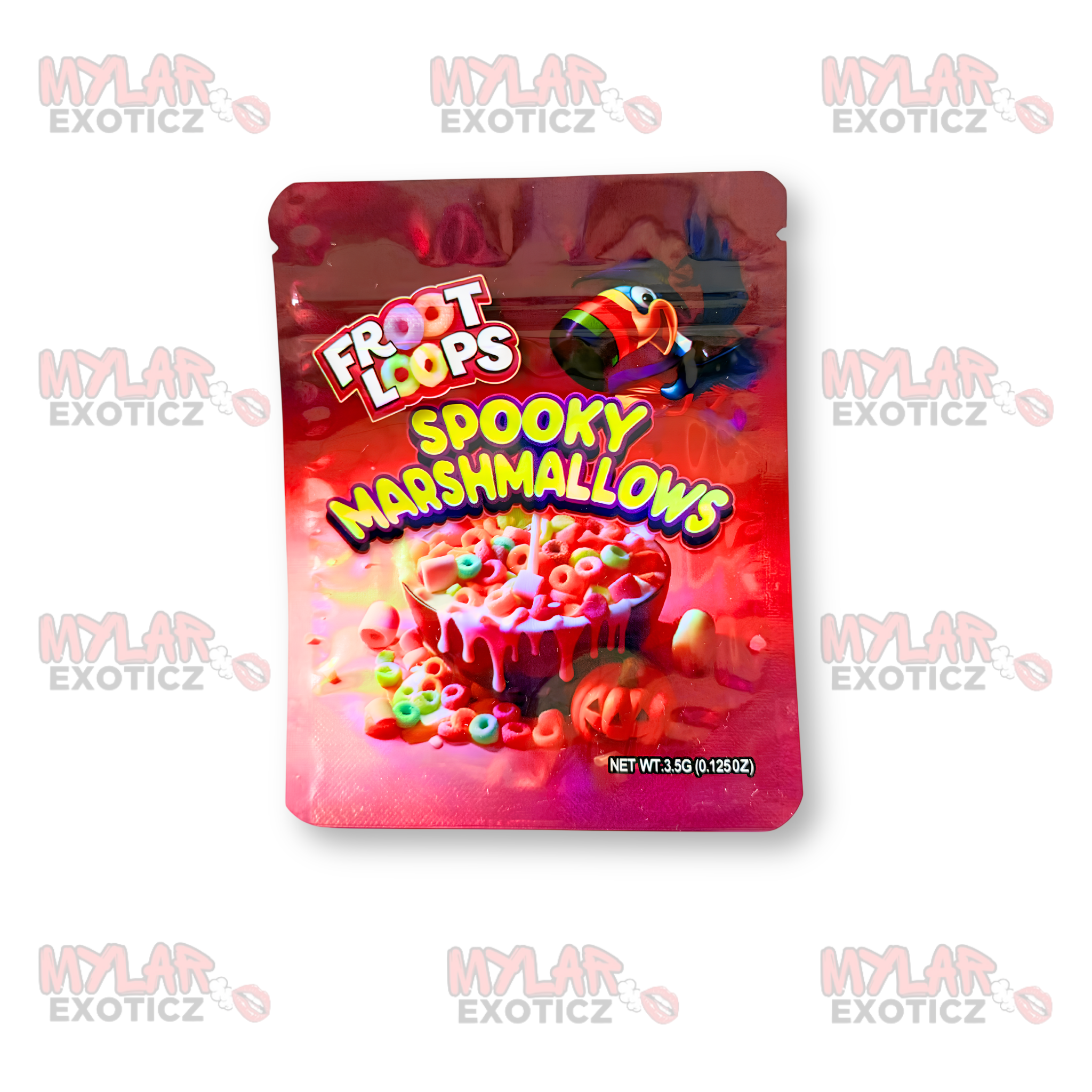 Froot Loops Spooky Marshmallows Mylar Bags | 3.5g Exotic Resealable Storage Bags