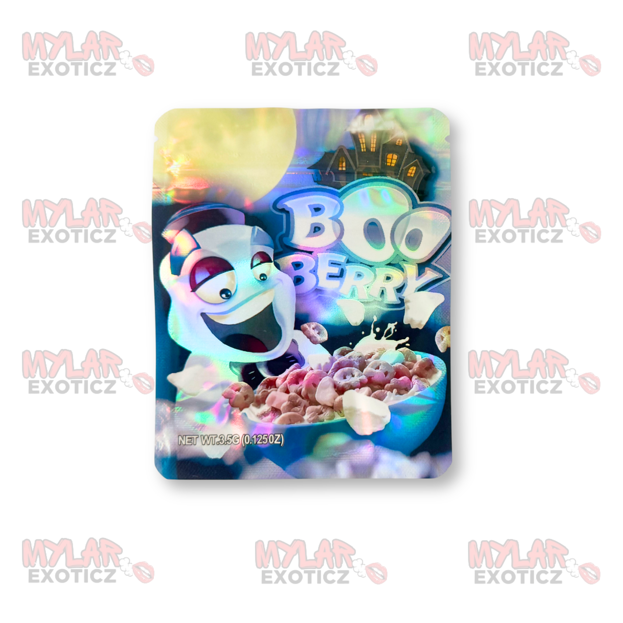 Boo Berry Mylar Bags | 3.5g Exotic Resealable Storage Bags