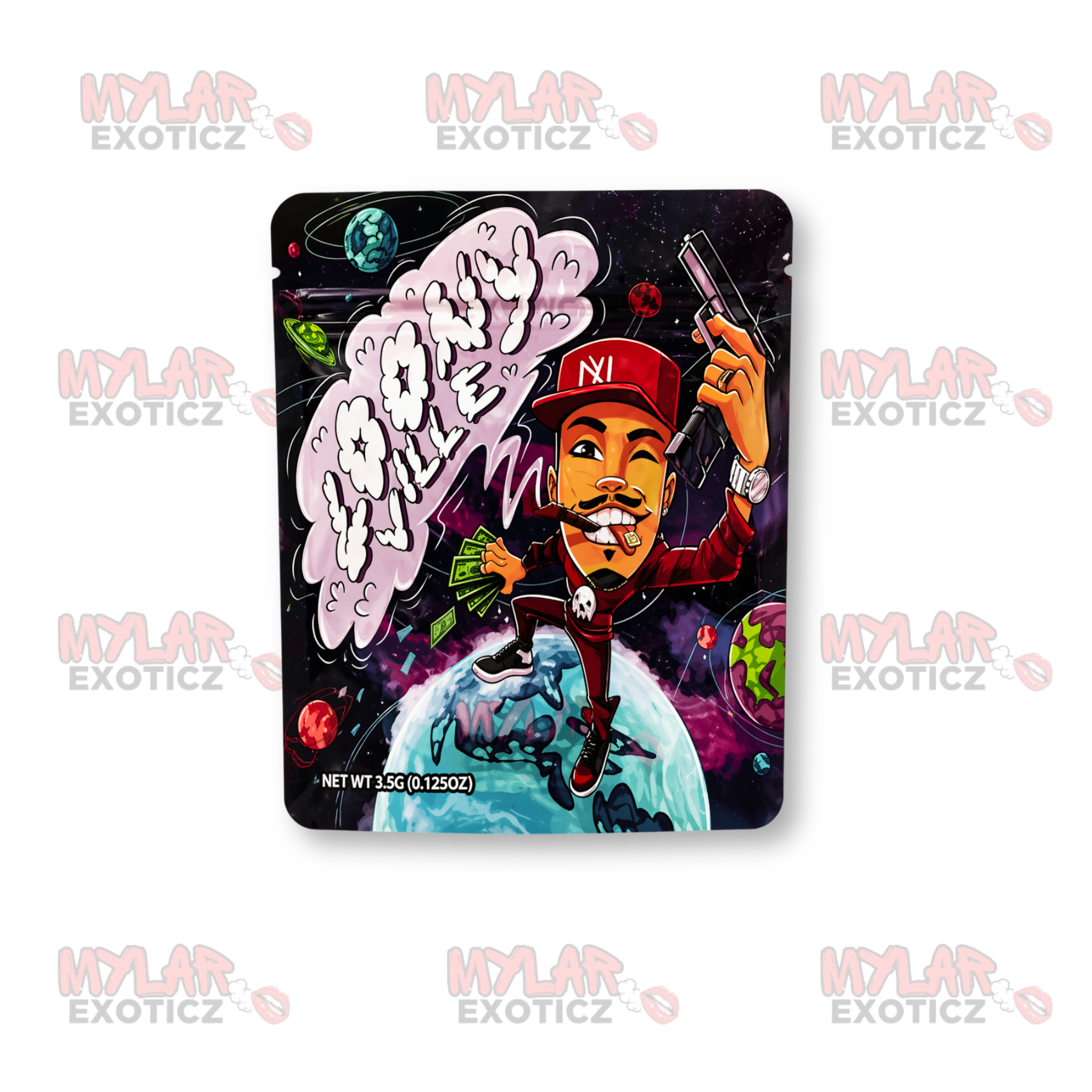 Looney Ville Mylar Bags | 3.5g Exotic Resealable Storage Bags