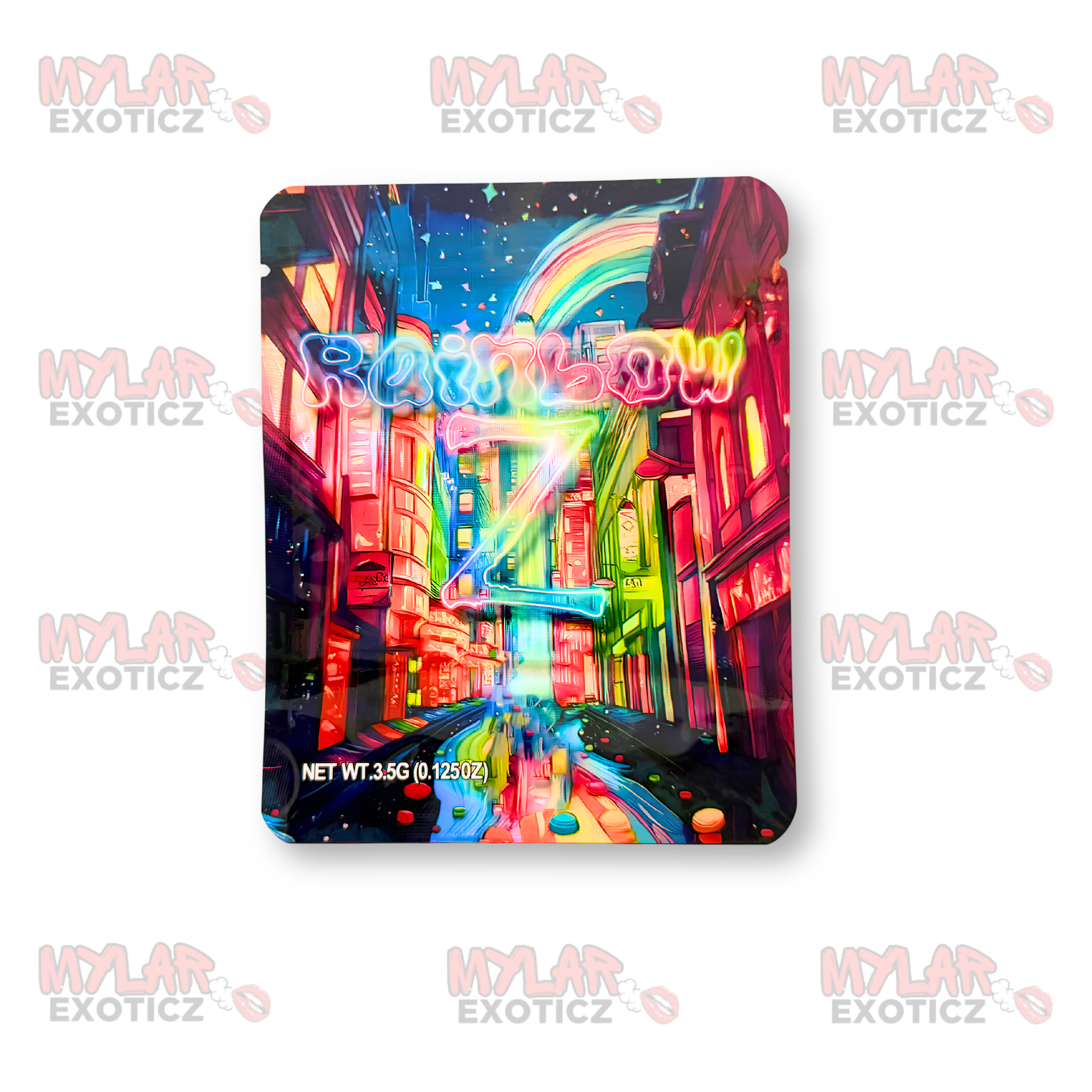 Rainbow Z Mylar Bags | 3.5g Exotic Resealable Storage Bags