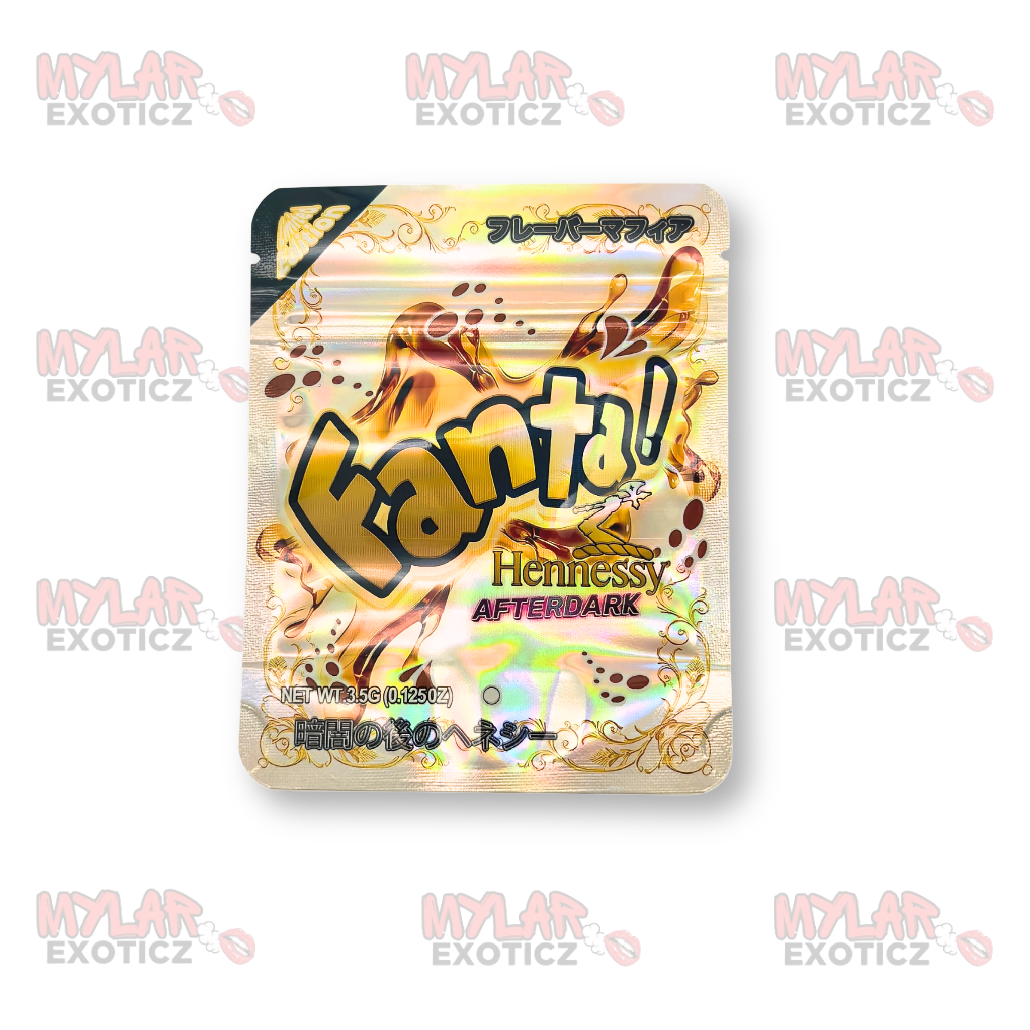Citrus Spark Afterdark Night Glow Candy Cloud Mylar Bags 3.5g Exotic Resealable Storage Bags