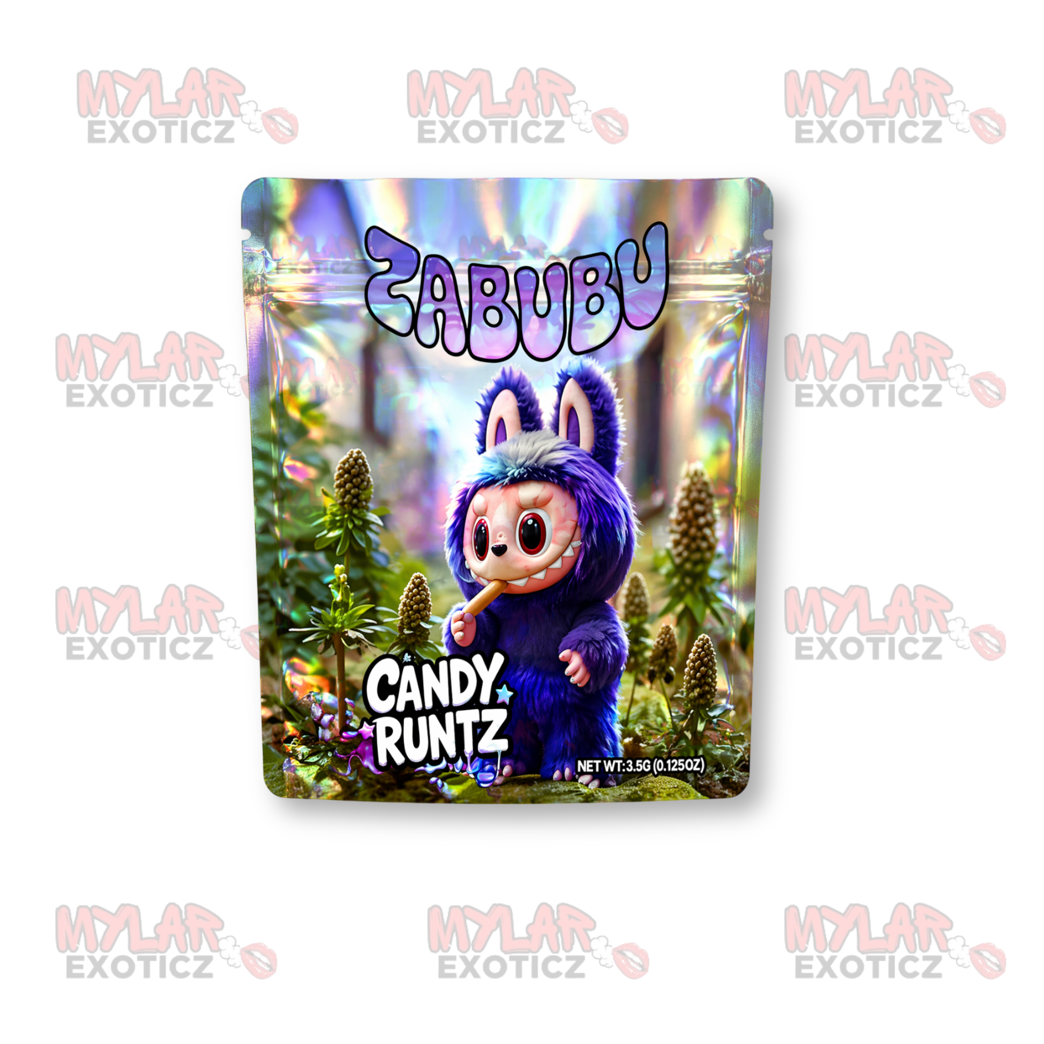 Zabubu Candy Mix Mylar Bags | 3.5g Exotic Resealable Storage Bags