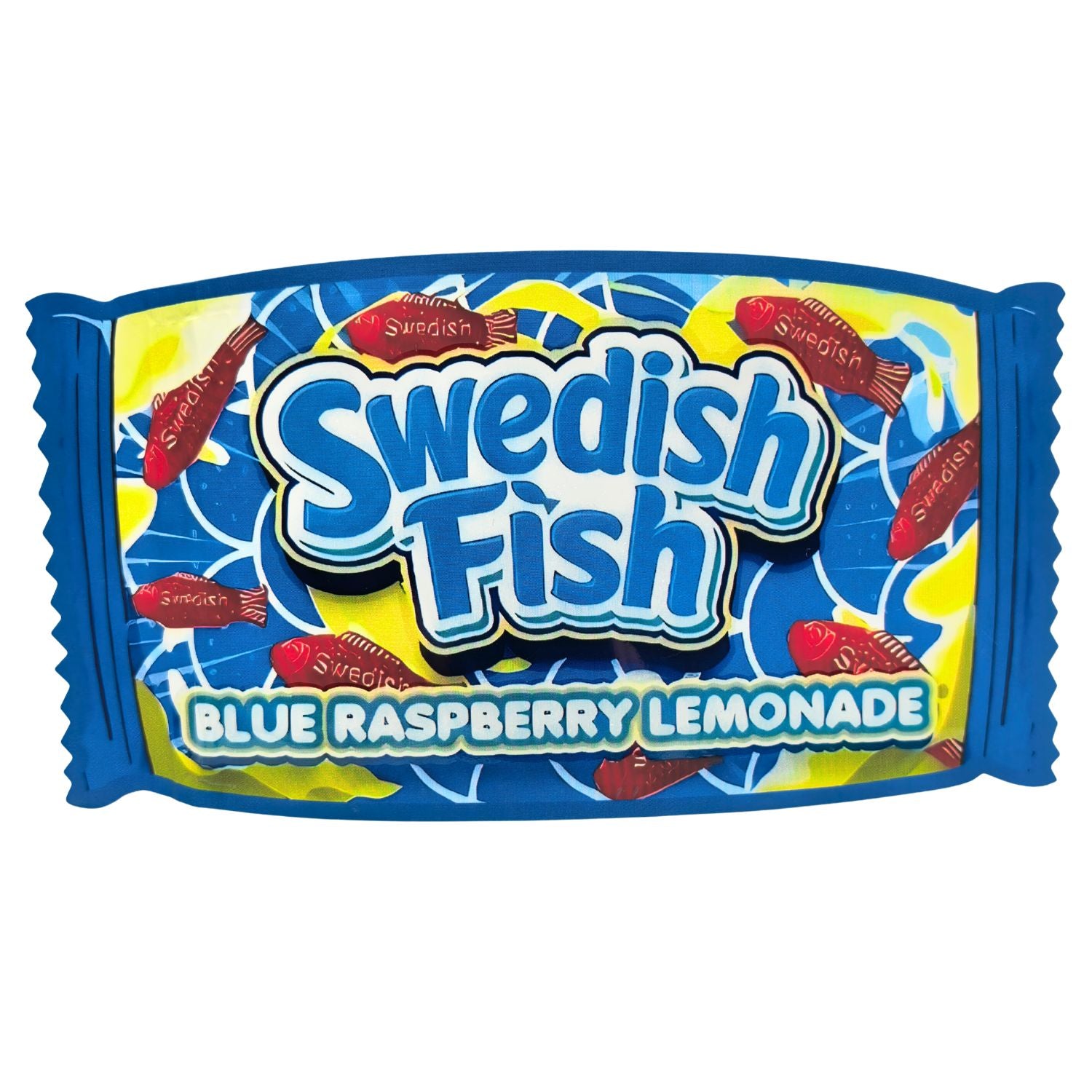 Swedish Fish Mylar Bags | Choose Your Design | 3.5g Exotic Die Cut Resealable Storage Bags