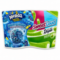Nerdz Blueberry Slushies x Sweet Loud Ropes 2-in-1 Mylar Bags | 7g Exotic Resealable Storage Bags