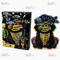 Bandana Boss Mylar Bags + Matching Window Boxes | 3.5g Exotic Resealable Storage Set