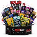1g Mylar Bags Variety Pack | 100 Pack Assorted Exotic Resealable Storage Bags