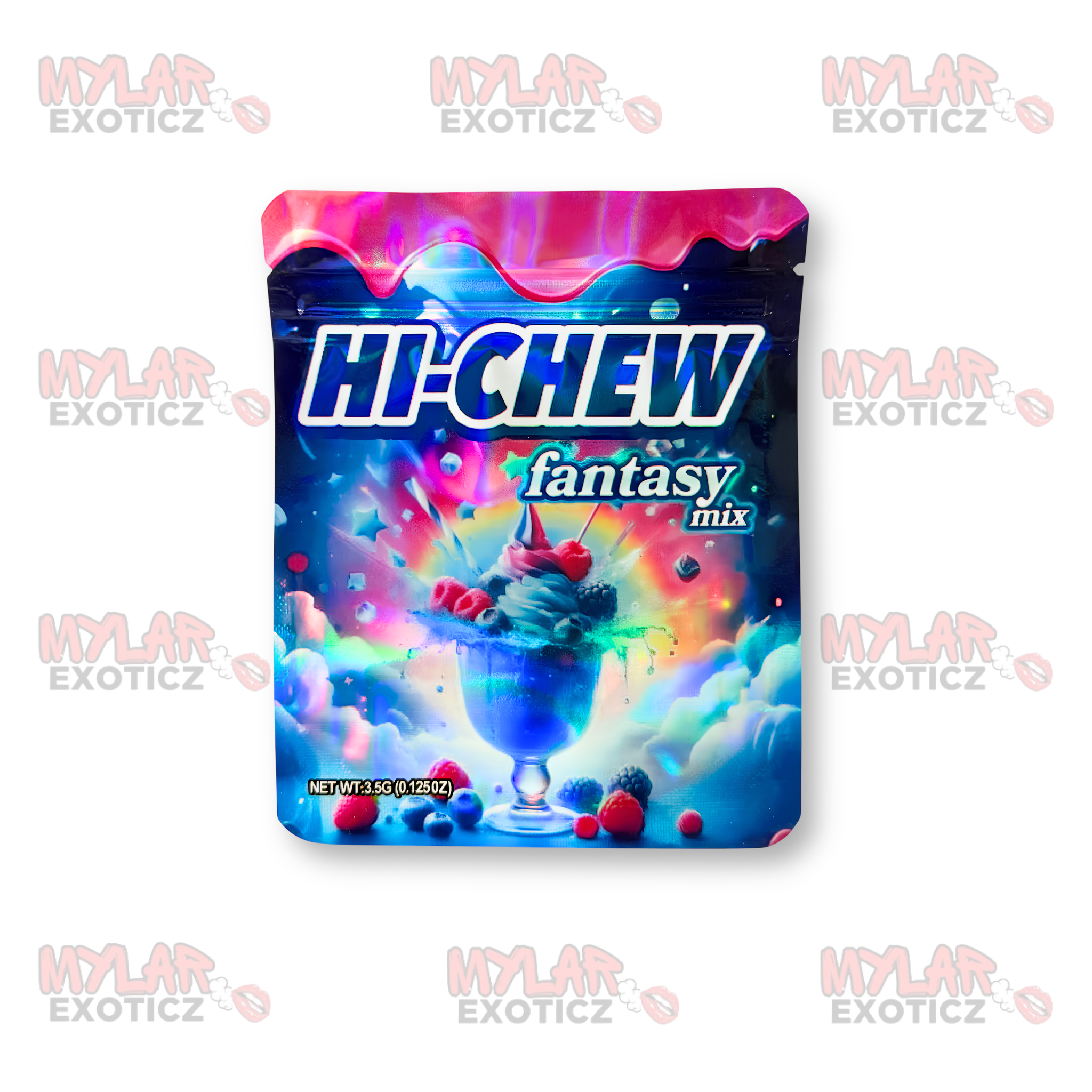 Hi-Chew Fantasy Mix Mylar Bags | 3.5g Exotic Resealable Storage Bags