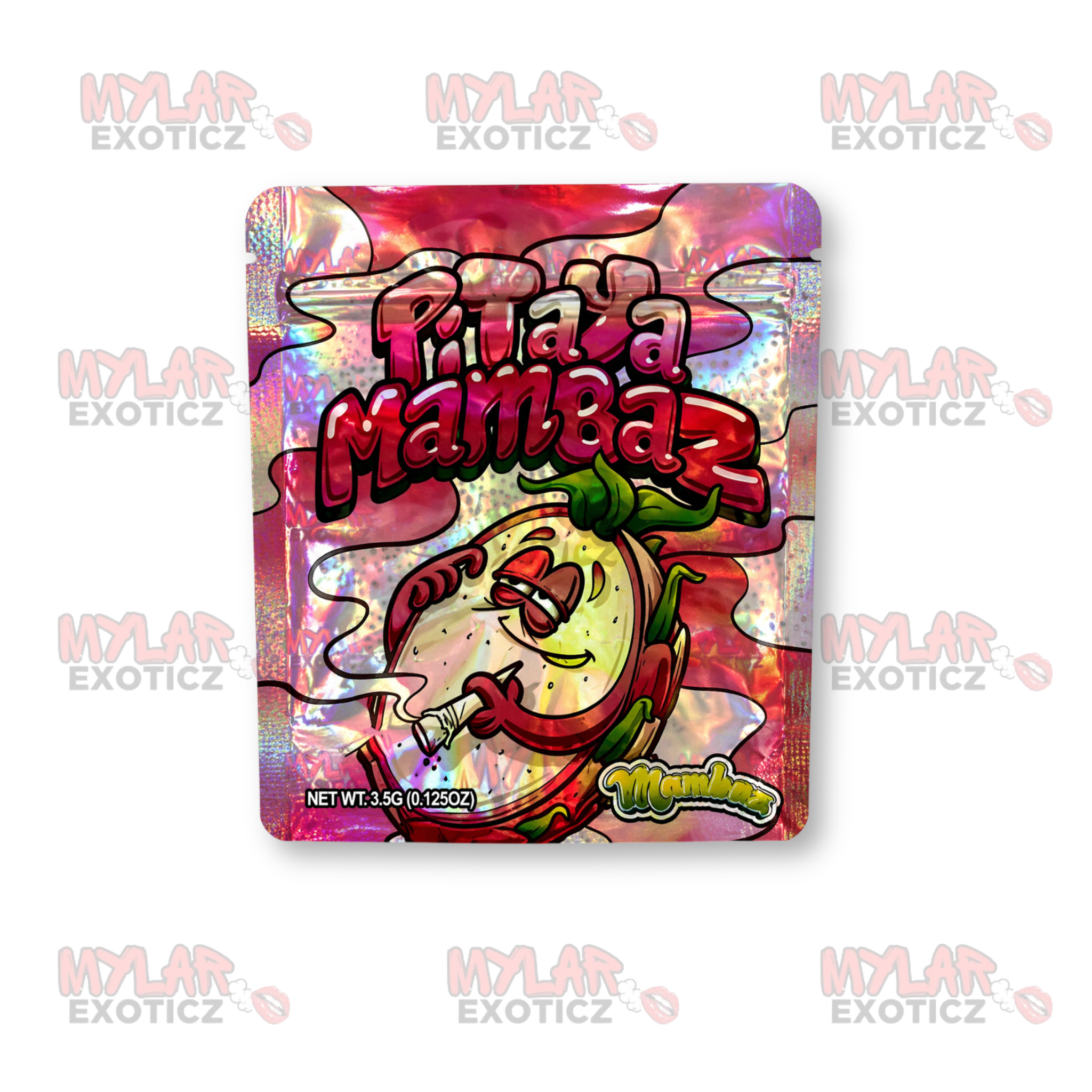 Pitaya Mambaz Mylar Bags | 3.5g Exotic Resealable Storage Bags