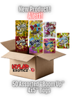 Boom Up Exotic 3.5g Mylar Storage Bags – 4x5 Inch Resealable Assorted Set Mylar Exoticz