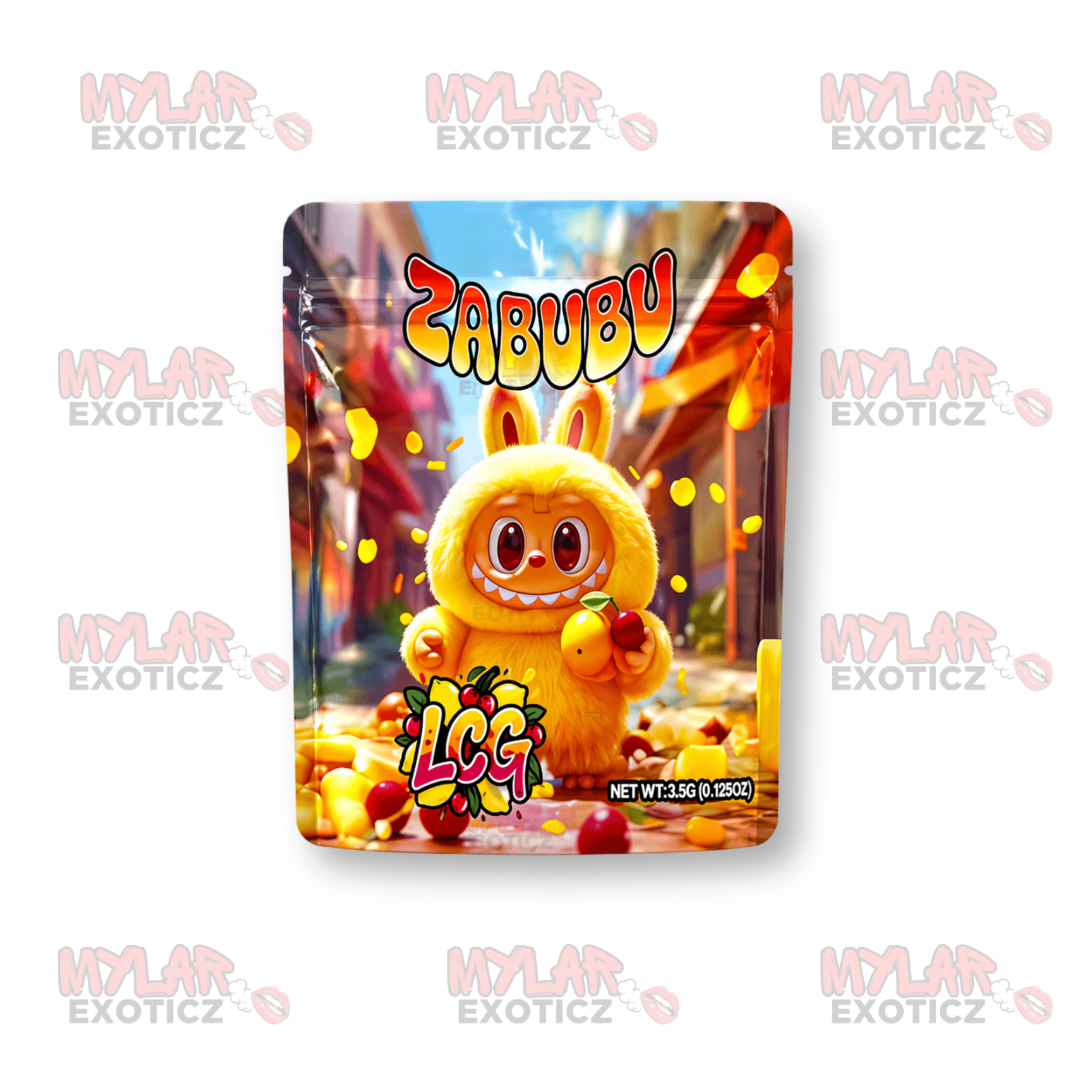 Zabubu LCG Mylar Bags | 3.5g Exotic Resealable Storage Bags