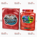 Nutty's Summer Edition Matte Mylar Bags + Matching Boxes | 3.5g Exotic Resealable Storage Set