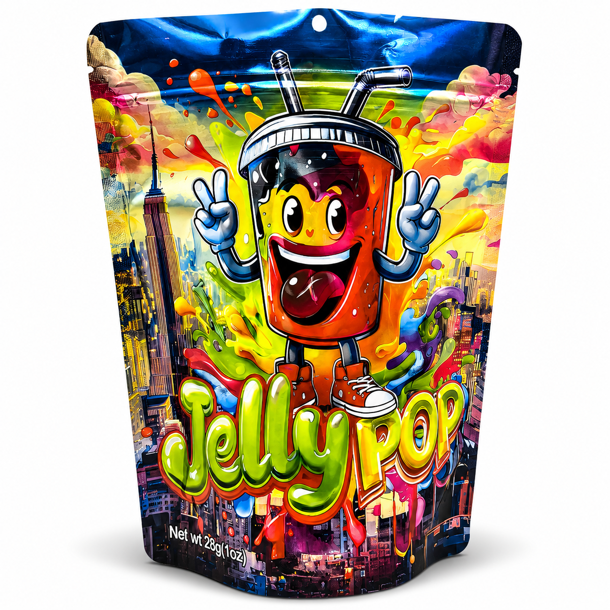 Jelly Pop Mylar Bags | 28 Gram Exotic Resealable Storage Bags