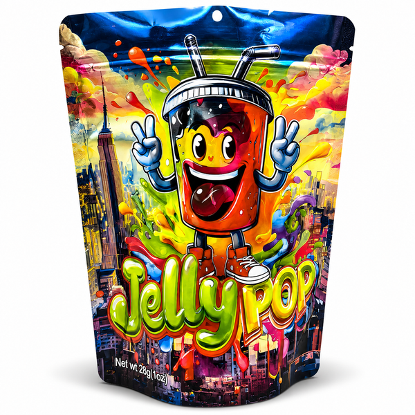 Jelly Pop Mylar Bags | 28 Gram Exotic Resealable Storage Bags