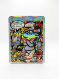 Street Collage Holographic Mylar Bags | 3.5g Exotic Resealable Storage Bags