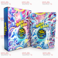 Hubba Bubba Bubble Tape Sour Blue Raspberry Mylar Bags + Matching Boxes | 3.5g Exotic Resealable Storage Set