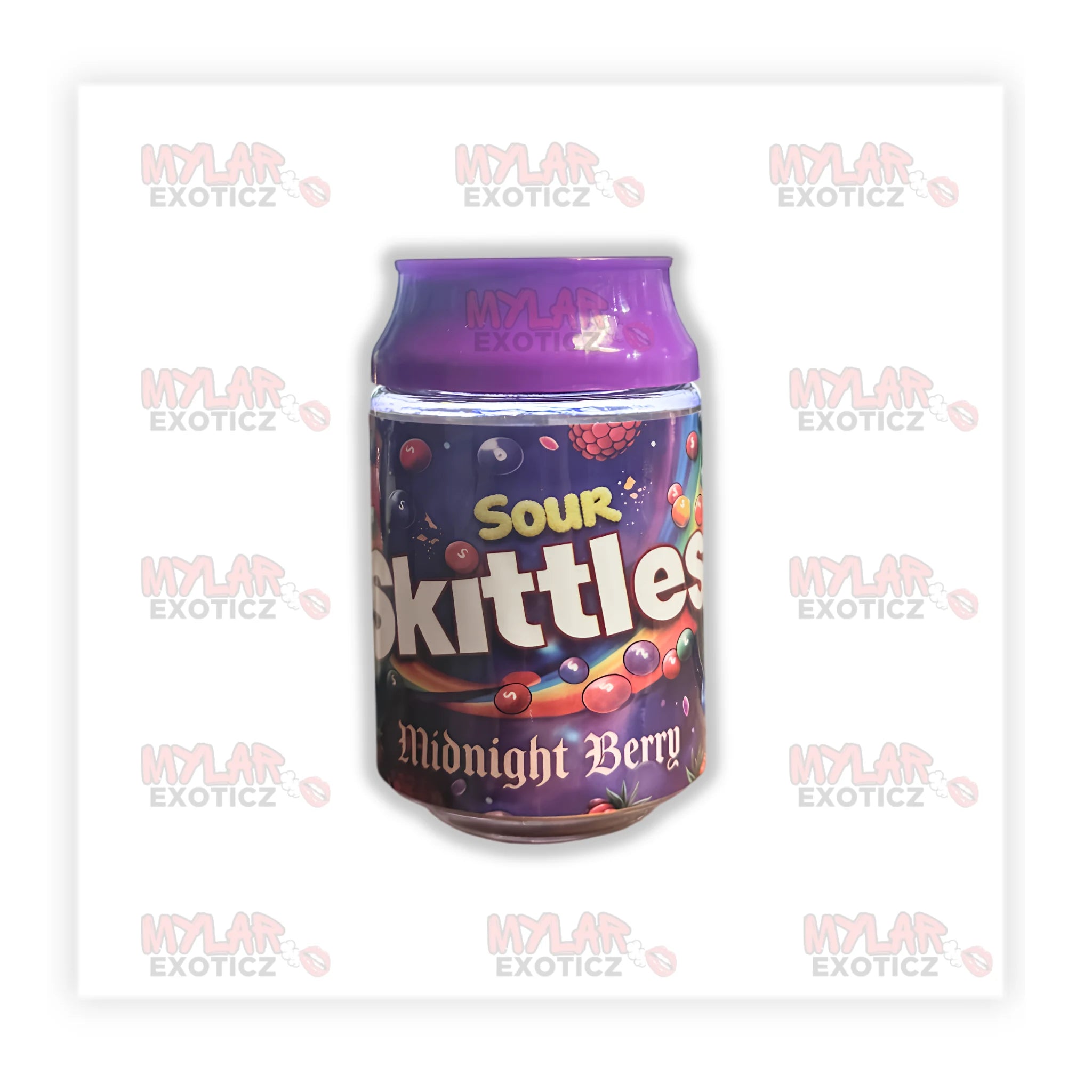Sour Candy Midnight Berry Exotic 3.5g Soda Cans - (12 Pack)