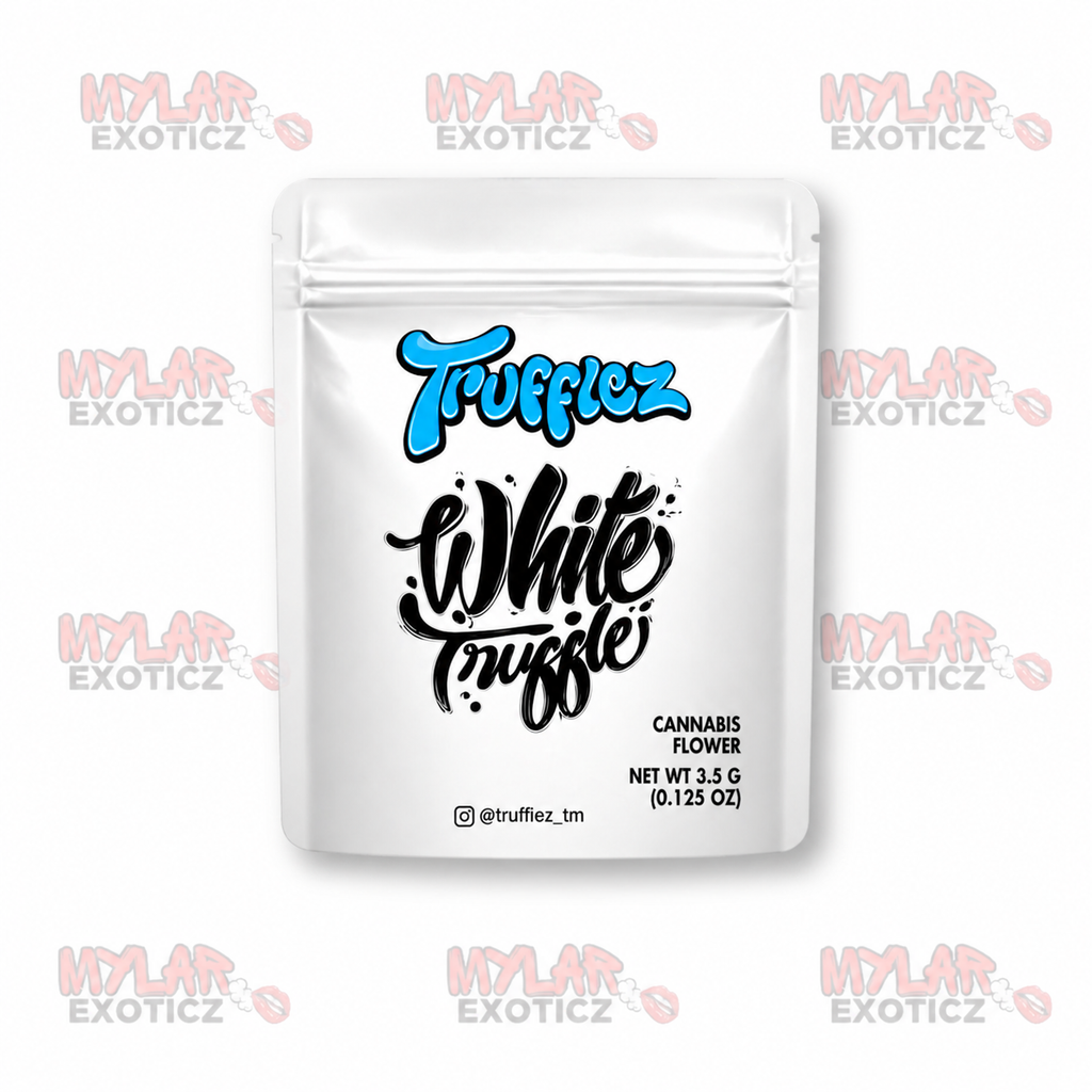 Trufflez Mylar Bags | 50pc 3.5g Exotic Storage Set – Multiple Designs