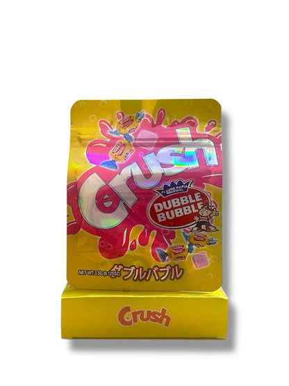 Crush Dubble Bubble Mylar Bags + Boxes | 100pc 3.5g Exotic Storage Set Candy