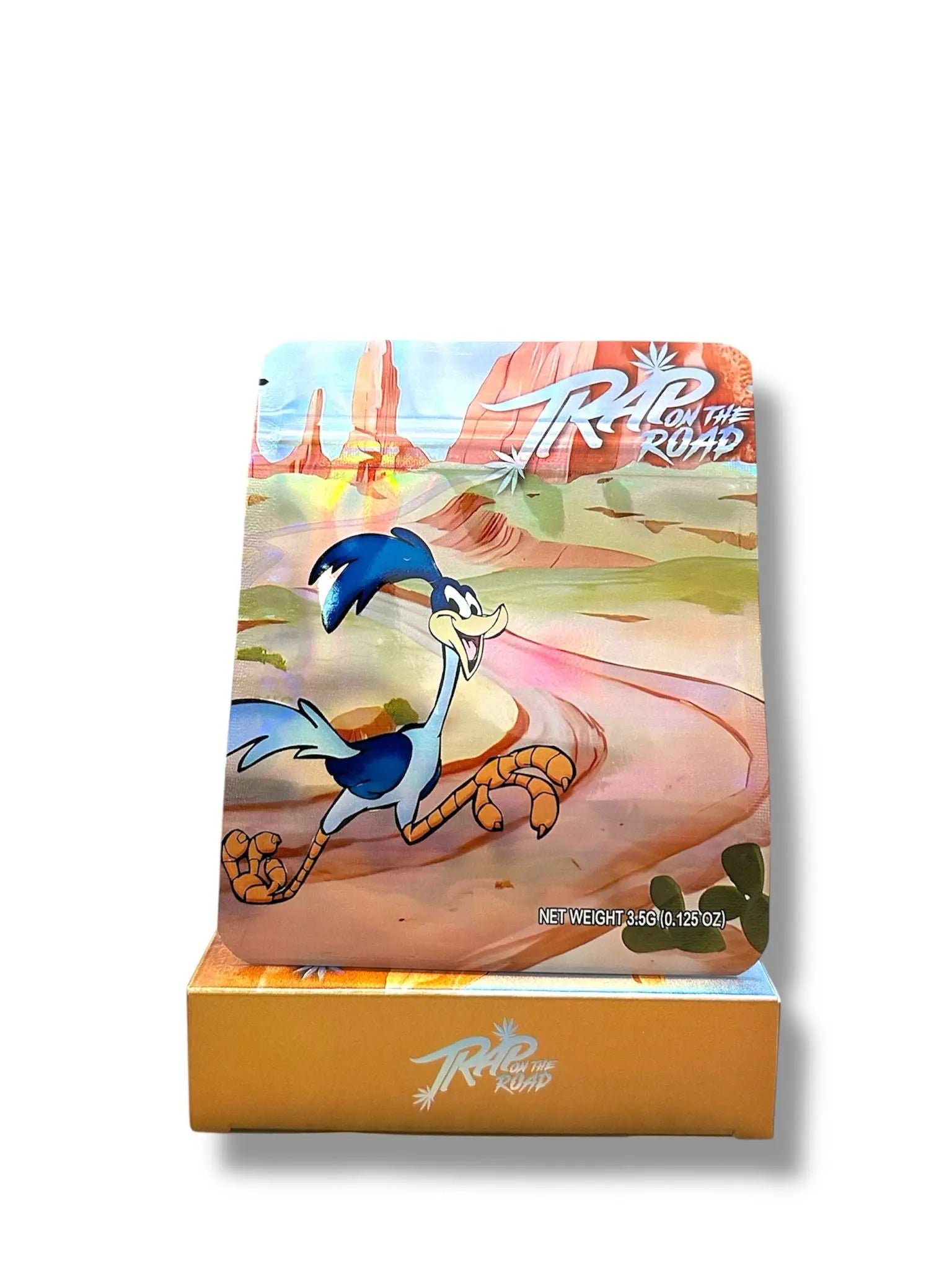 Woody Woodpecker Trap on the Road Mylar Bags + Boxes | 100pc 3.5g Exotic Storage Set Mylar Exoticz
