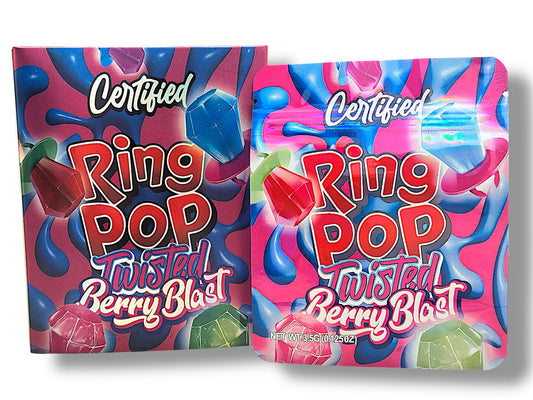 Ring Popz Mylar Bags + Boxes | 100pc 3.5g Exotic Storage Set Mylar Exoticz