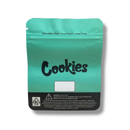 Cookies Mylar Bags | 50pc 3.5g Exotic Resealable Storage Set Cookies