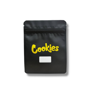 Cookies Mylar Bags | 50pc 3.5g Exotic Resealable Storage Set Cookies