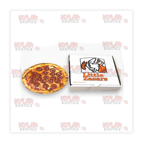 Little Zasars Mylar Bags + Matching Pizza Boxes | 3.5g Exotic Resealable Storage Set