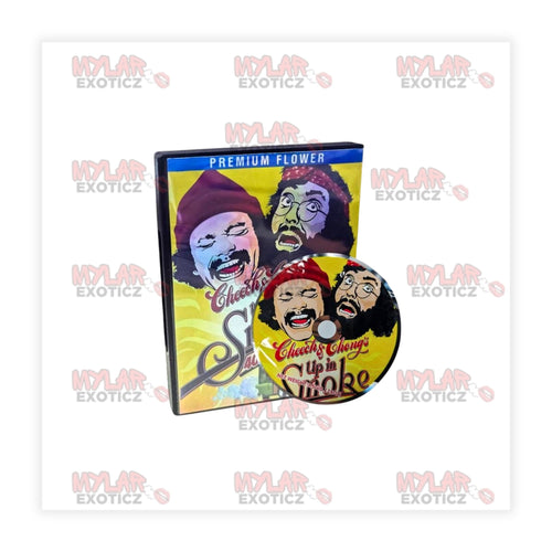 Cheech & Chong's Up in Smoke Exotic 3.5g DVD Case & Mylar Bag – Matching Storage Set Mylar Exoticz