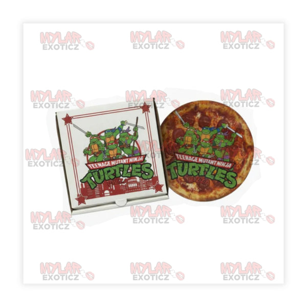 TMNT Mylar Bags + Matching Pizza Boxes | 3.5g Exotic Resealable Storage Set