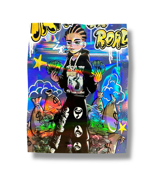 Money Road Mylar Bags | 100pc 1g Exotic Resealable Storage Set Mylar Exoticz