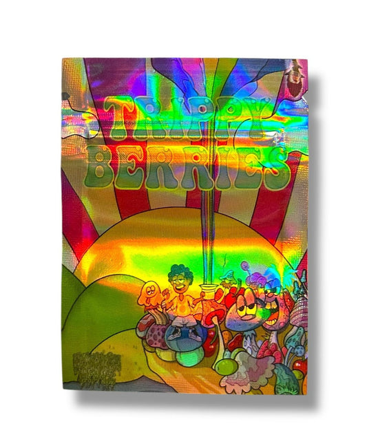 Tripzy Berries Mylar Bags | 100pc 1g Exotic Resealable Storage Set Mylar Exoticz