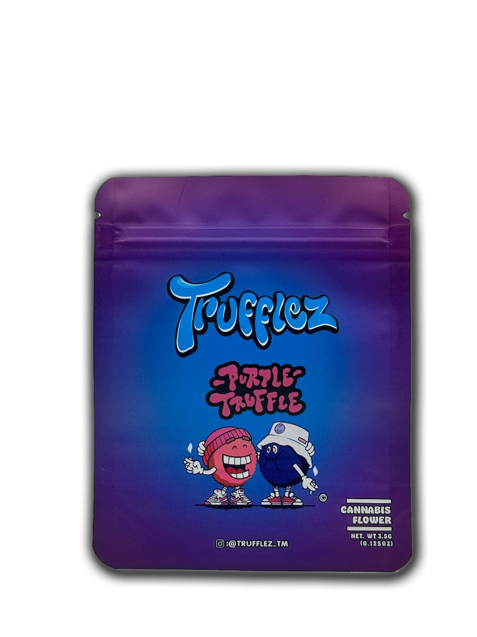 Trufflez Mylar Bags | 50pc 3.5g Exotic Storage Set – Multiple Designs Cookies