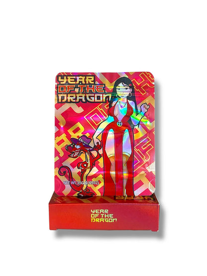 Year of the Dragon Mylar Bags + Boxes | 100pc 3.5g Exotic Storage Set Mylar Exoticz