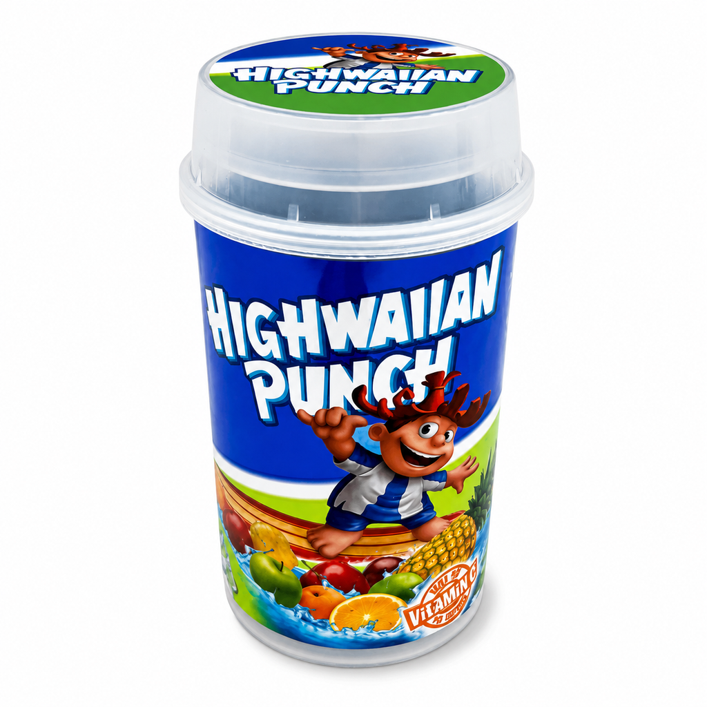 Push Pop Highwaiian Punch Packaging Containers | 10 Pack Reusable Storage Tubes