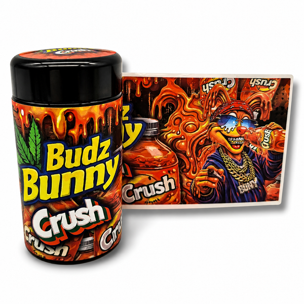 Budz Bunny Crush Miron Jars | 10 Pack Premium UV-Protective Storage Jars