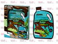 Mint Chocolate Fudge Cheesecake Mylar Bags + Matching Window Boxes | 3.5g Exotic Resealable Storage Set