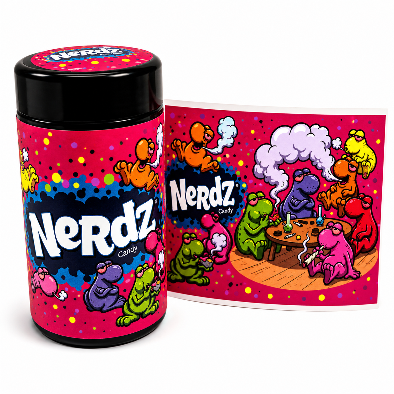 Nerdz Miron Jars | 10 Pack Premium UV-Protective Storage Jars