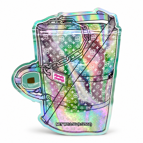 Duffel Bag Mylar Bags | 3.5g Exotic Die Cut Resealable Storage Bags