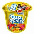 Cup O Crazy Yellow Mylar Bags | 3.5g Exotic Die Cut Resealable Storage Bags