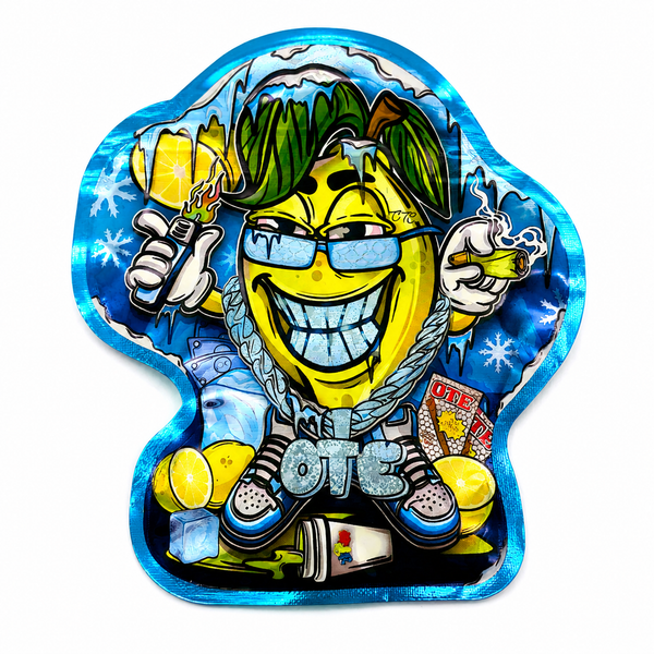 OTE Mylar Bags | 3.5g Exotic Die Cut Resealable Storage Bags