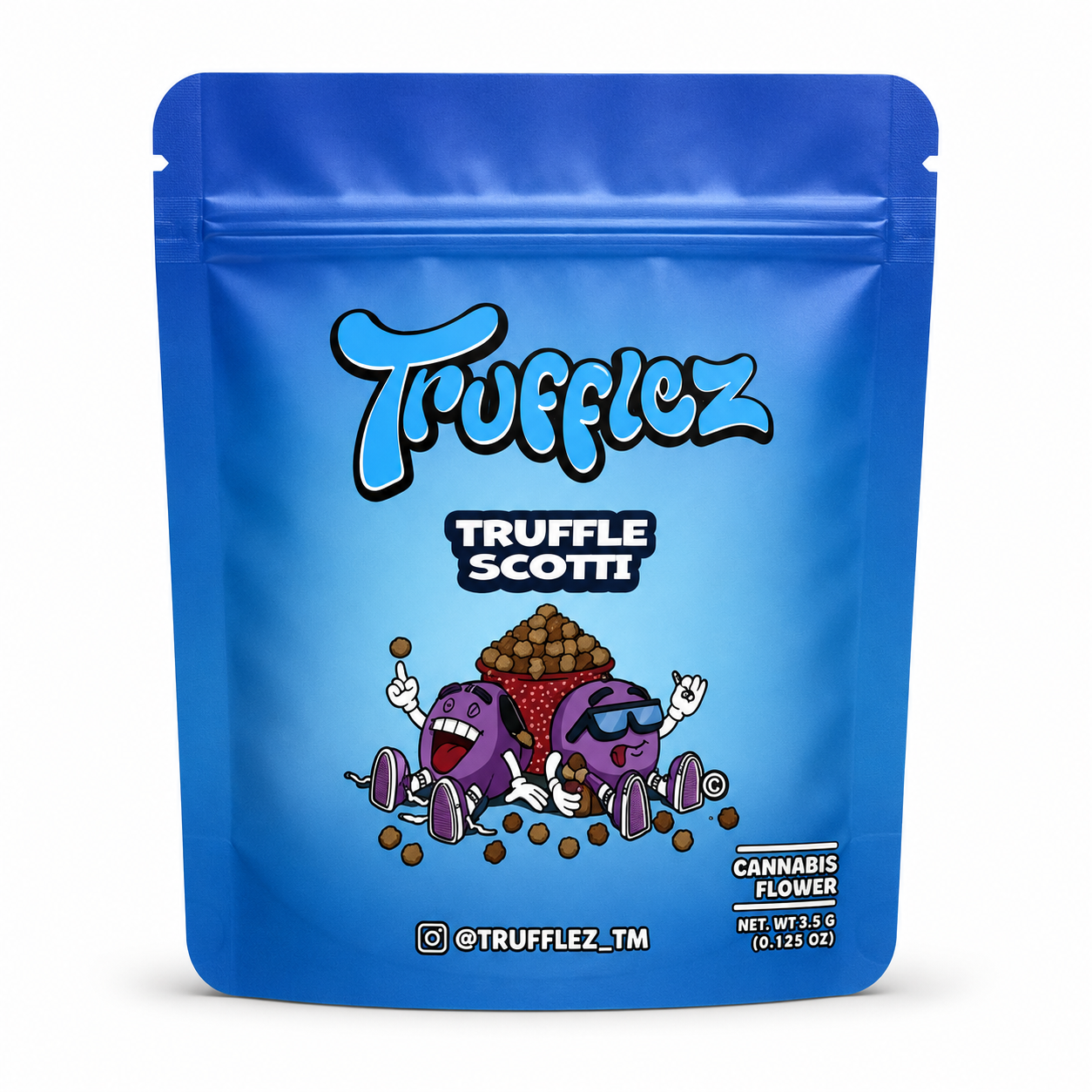 Trufflez Variety Pack Mylar Bags | 3.5g Holographic Resealable Storage Bags